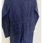 NWT Outerknown S.E.A. Long Sleeve Blue Linen Cotton Blend Utility Jumpsuit Sz S Photo 9