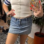 Citizens of Humanity y2k Denim Mini Skirt Blue Size 28 Photo 0