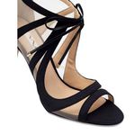 Nina New York  Cherie Illusion Sandals Black Mesh 7 Photo 3