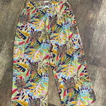 C&C California  floral tropic linen wide leg pants Photo 0