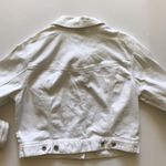Style & Co White Jean Jacket Button Closure Medium Photo 4
