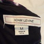 Adam Levine New w/ Flaws Chevron Body Hugging Midi Dress Woman’s Size Medium Black Multi Photo 3