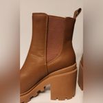Steve Madden Roxie Cognac Brown Leather Moto Boots Women’s Size 9.5 Photo 10