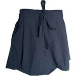 Apana Womens Black Lightweight Athletic PaperBag Tie Waist Style Shorts - Sz M Photo 2