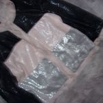 5/48 bling cover up/ shirt/ jacket/coat silver black pink jacket coat Small Photo 1