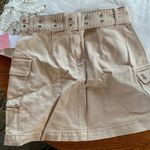 Juicy Couture Belted Cargo Mini Skirt in Nomad Brown Sz 29 NWT $98R Photo 8