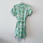 Hill House NWOT  Lily Dress Size XS Linen Midi Shirt Dress in Laura Rose Floral Photo 3
