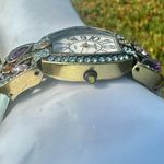 Heidi Daus Pastel Crystal Watch with Aqua Leather Strap Blue Photo 13