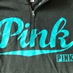 PINK - Victoria's Secret 1/4 Zip Sweatshirt PINK Size Medium Photo 1