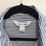 Old Navy Blue Striped Women’s Shirt Photo 1