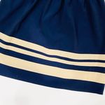 Sweet Storm  Sleeveless Navy and Cream Pleated A-Line Dress Photo 3