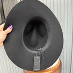 C.C. Exclusives Black Wool Fedora Leopard Band Mob Wife Halloween Gangster Hat Photo 5