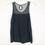 Ambiance Apparel Y2K Babydoll Mesh Bow Top Womens Small Fairygoth Whimsigoth Black Photo 3