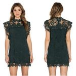 Tularosa  Clayton Tunic Dress in Hunter Green Mini Dress Sleeveless Photo 1