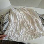 Storia  sleeveless side tie high low maxi dress white black stripes size small Photo 10