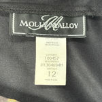 Molly Malloy Dress Womens 12 Black Pink Dark Floral Grunge Cottagecore Vintage Photo 5