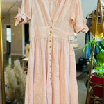 Free People  light pink love of my life midi dress NWT small Photo 0