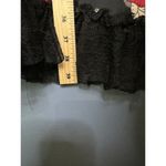 Emporio Armani Dress Women's Sz 6 Grunge Whimsygoth LBD Black Designer Lace Silk Photo 9