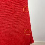 Free People  Ainsley Sweater Mini Dress in Red Photo 5