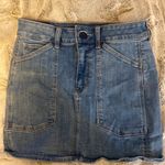 American Eagle American  Hi-rise Mini Next Level Stretch Denim Jean Skirt Photo 1