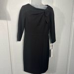 Calvin Klein  Scuba-Crepe Black Dress Size 12P… Photo 2
