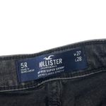 Hollister Juniors 5R Jeans Black High Rise Super Skinny Distressed Stretch Photo 6