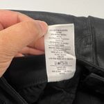 Hudson Jeans Hudson Nico Straight Jeans Women 27 Coated Black Denim Stretch Mid Rise Slit Hem Photo 8