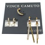 Vince Camuto | NWT Curated Faux Pearl & Crystal Earrings Set Photo 3