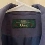 Orvis Vintage 1970s Blue Suede Style Women’s Blazer Textured Like New Size 6 Photo 1