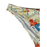 Cupshe New  Bikini Swim Bottom Size XL Floral Yellow Red Beach Cruise Photo 2