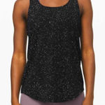 Lululemon Love Tank *Pleated Splatter Dye Black Women Sz S Photo 0