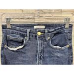 Good American Good Waist 29" Blue796 Skinny Raw Hem Stretch Jeans Size 6 Photo 1