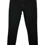 Current/Elliott Current/Elliot Black Jeans Mid-Rise Raw‎ Cut Hem Women Size 26 Photo 0