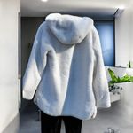 House of Harlow 1960 faux Fur In White Size M Photo 11