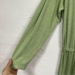 ASOS Sage Green Long Sleeve Jersey Knit Jumpsuit Womens 10 Tall Jogger Style Photo 3