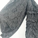 For Love & Lemons  Womens‎ Polka Dot Leila Statement Puff Sleeve Dress Size L Photo 6