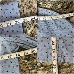 Tommy Hilfiger  Blue Striped Anchor Print Shirt Women’s S – Nautical Coastal Photo 6