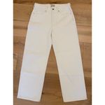 ÉTICA Stanton Wide Leg Ethically Made Jeans Cream, Size 29 White Photo 1