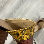 Gibson Latimer  Gibson & Latimer Mya Multi-Color Snake Patchwork Open-Toe Heels Photo 5