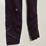 Lululemon  Motionful 7/8 Tight 25” Black Cherry plum purple zip pocket mesh Photo 5