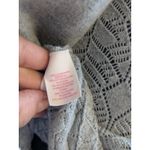 Victoria's Secret  Women's Sweater Dress Gray Lightweight Pointelle Accent XS/TP Photo 4