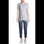 Time & Tru Womens Striped Maternity Smock Top Size Medium 8-10 New Photo 3