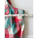 Wrangler  Plaid Sleeveless Western Rodeo Button Up Shirt Top Red Turquoise White Photo 4