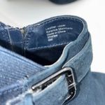 Alfani Womens Shirlee Navy Blue Suede Buckle Ankle Boots 6M Western Boho Casual Photo 5