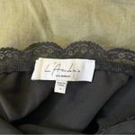 L'Academie L’Academie Revolve Black Lace Shoulder Tank Top Photo 4