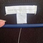 New York & Company Elegant Black Long Sleeve Knit Sweater XL Photo 1