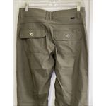 prAna  Halle II pant size 2 Short Slate Green. Roll up pant bottoms MSRP $95 Photo 7