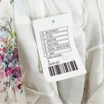 Anthropologie Maeve for  Peony Garden White Floral Print Mini Dress Size 8 NWT Photo 10