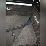 American Eagle Black Ripped Jegging Size 18 Long Photo 6