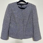 J.Crew NWT Navy  Silk Tweed Jacket Size 6 Photo 0